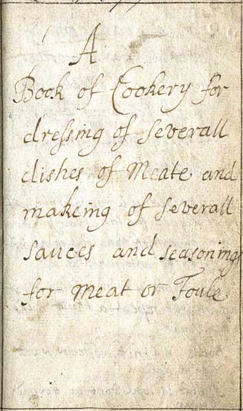 book of cookery